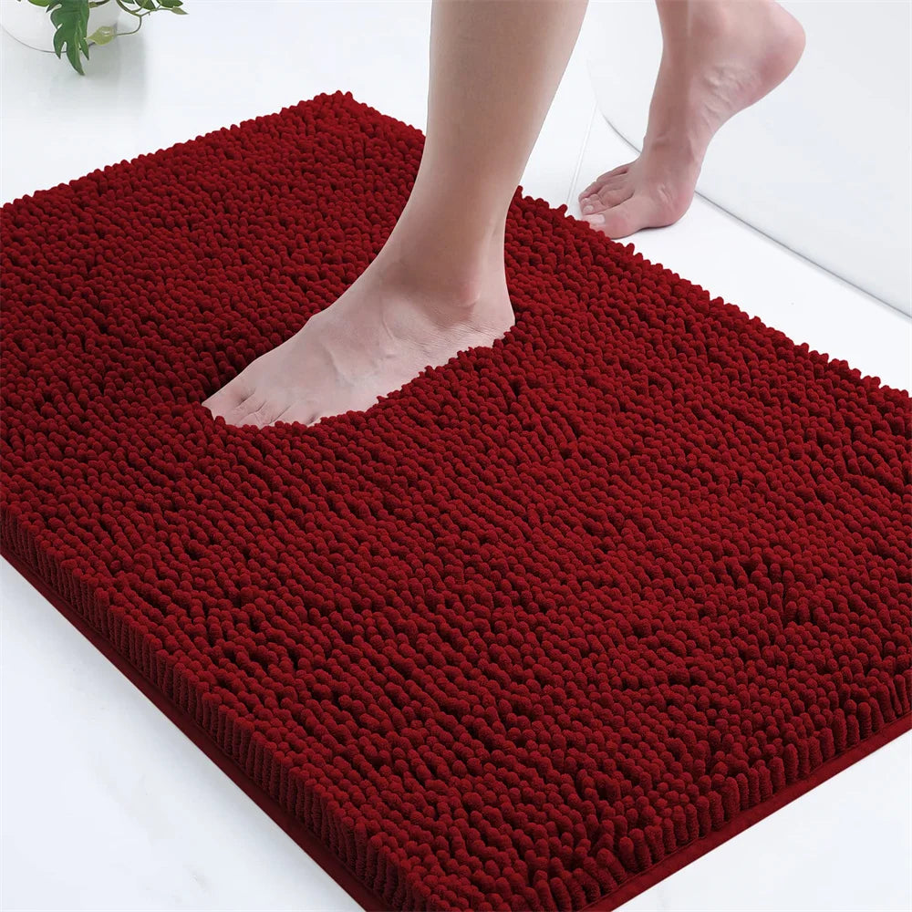 1. VELLURA Bathroom Rug - Non-Slip Mat